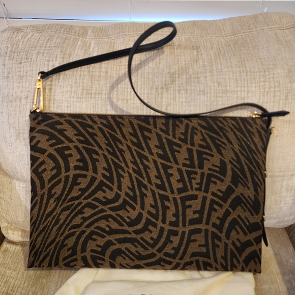 Fendi Handbags - Fendi x Sarah Coleman Vertigo Collab Shoulder Bag